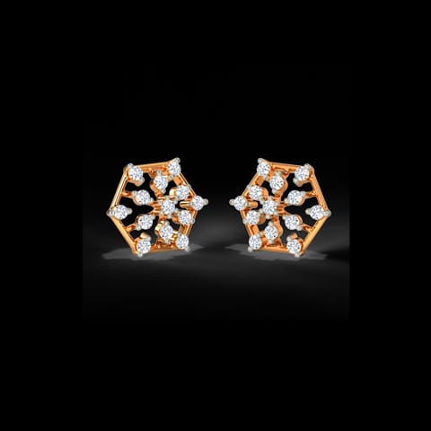 Magic Scatter Diamond Stud Earrings