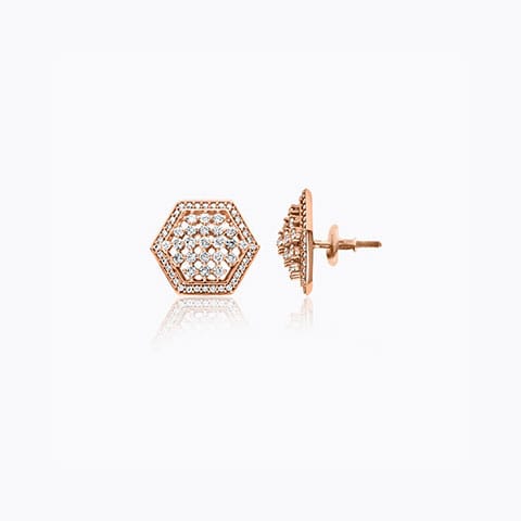 Zoe Grand Diamond Stud Earrings