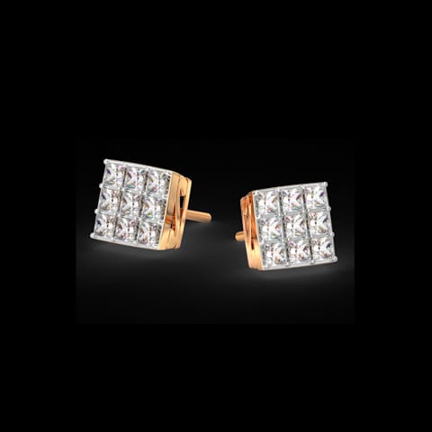 Classic Quad Diamond Stud Earrings Classic Quad Diamond Stud Earrings