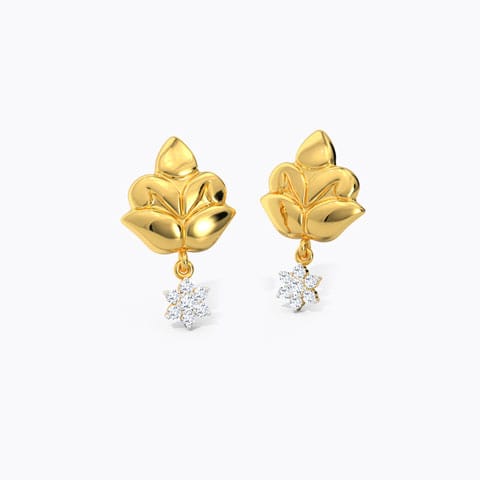 Leena Ornate Diamond Drop Earrings Leena Ornate Diamond Drop Earrings