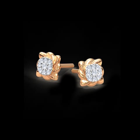 Shanice Swirl Diamond Stud Earrings Shanice Swirl Diamond Stud Earrings