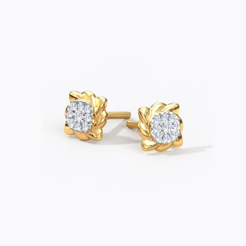 Shanice Swirl Diamond Stud Earrings Shanice Swirl Diamond Stud Earrings