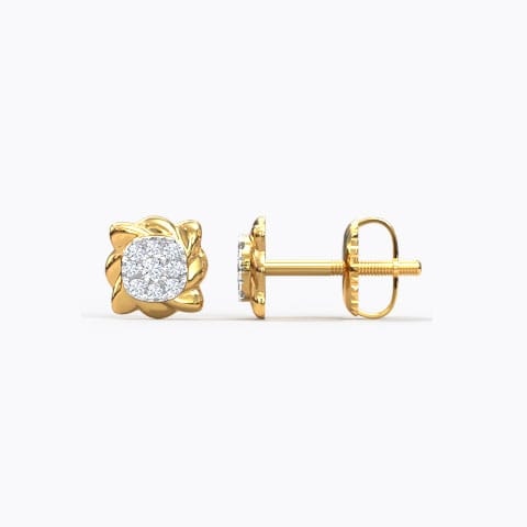Shanice Swirl Diamond Stud Earrings Shanice Swirl Diamond Stud Earrings