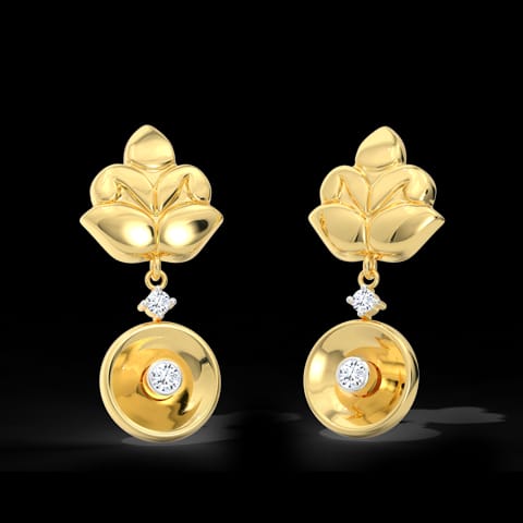 Anika Petals Diamond Drop Earrings Anika Petals Diamond Drop Earrings
