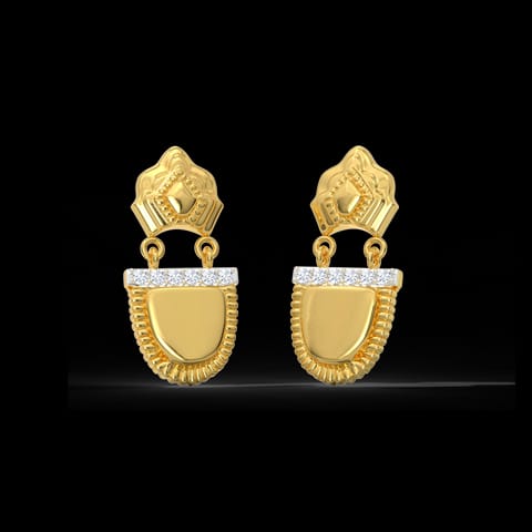 Aditi Ornate Diamond Drop Earrings Aditi Ornate Diamond Drop Earrings