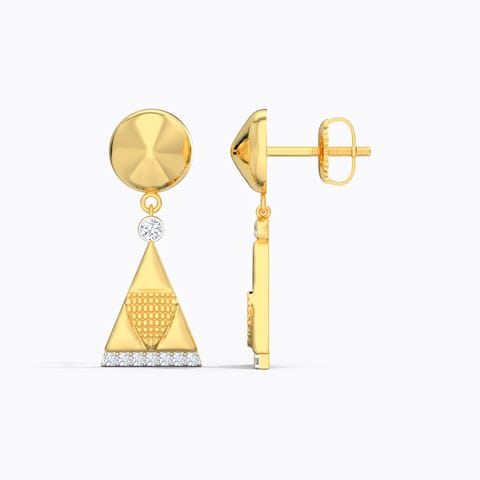 Anvi Aztec Diamond Drop Earrings