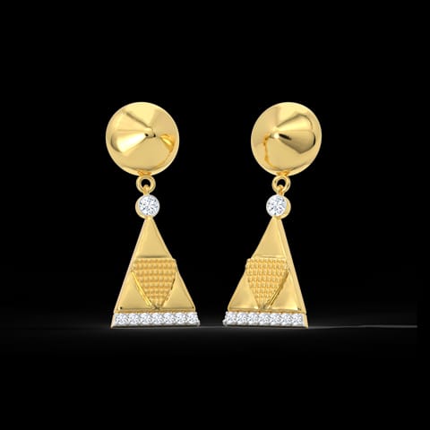 Anvi Aztec Diamond Drop Earrings