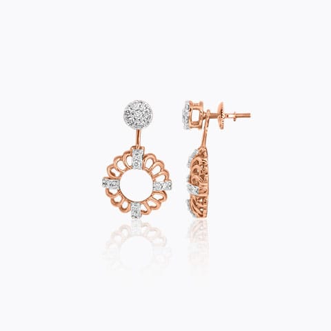 Alyssa Convertible Diamond Stud Earrings Alyssa Convertible Diamond Stud Earrings