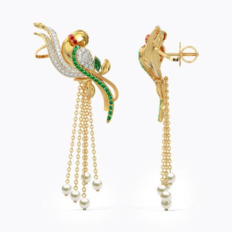 Kristine Gemstone Drop Earrings