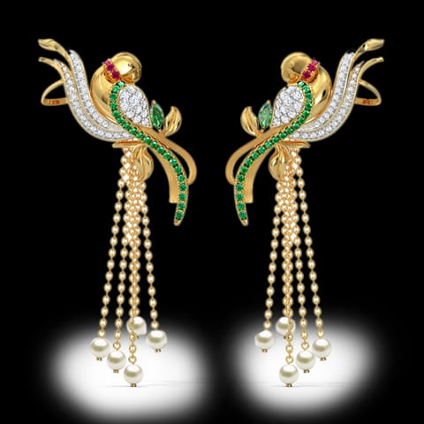 Kristine Gemstone Drop Earrings