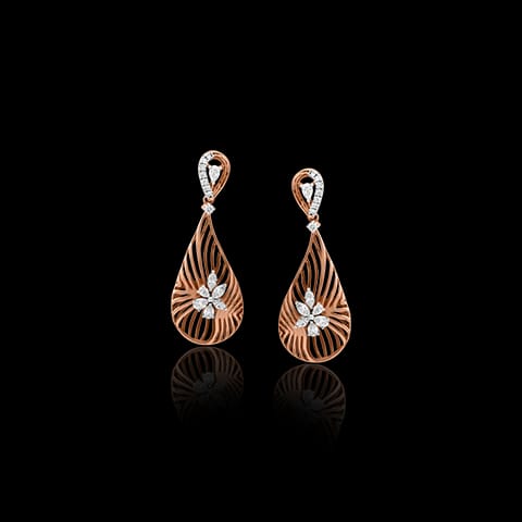 Ariana Gleaming Diamond Drop Earrings