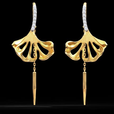 Elegant Ginkgo Diamond Sui Dhaga