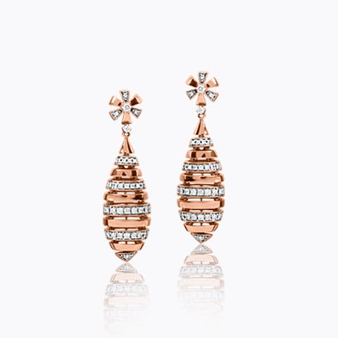 Admirable Linear Diamond Drop Earrings Admirable Linear Diamond Drop Earrings