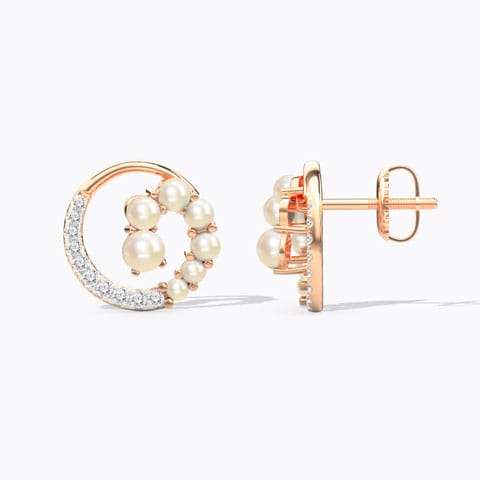 Ballone Pearl Stud Earrings Ballone Pearl Stud Earrings