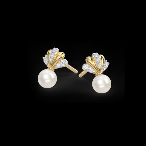 Streak Pearl Stud Earrings Streak Pearl Stud Earrings