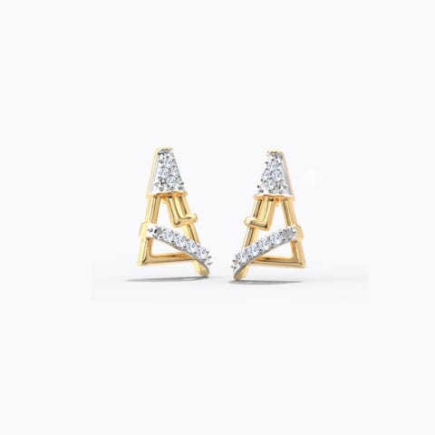 Stark Diamond Stud Earrings