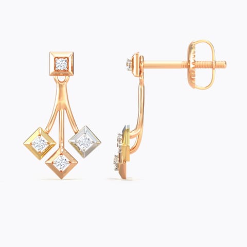 Quad Triplet Diamond Ear Jackets Quad Triplet Diamond Ear Jackets