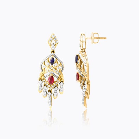 Imperial Diamond Drop Earrings