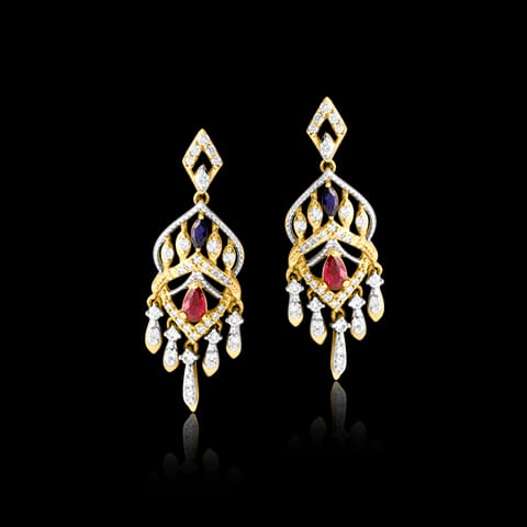 Imperial Diamond Drop Earrings
