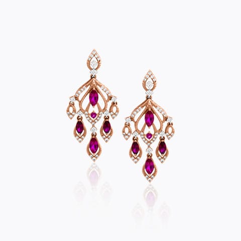 Jasmine Fascinating Gemstone Drop Earrings