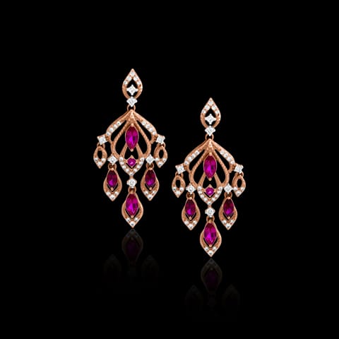 Jasmine Fascinating Gemstone Drop Earrings
