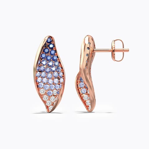 Lulu Shimmer Gemstone Stud Earrings