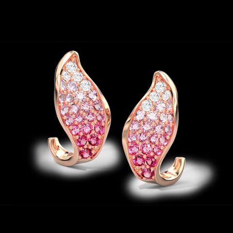 Calla Bloom Gemstone Hoop Earrings Calla Bloom Gemstone Hoop Earrings