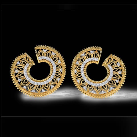 Eliana Diamond Hoop Earrings
