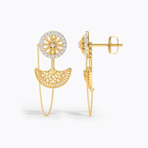Aavya Diamond Drop Earrings