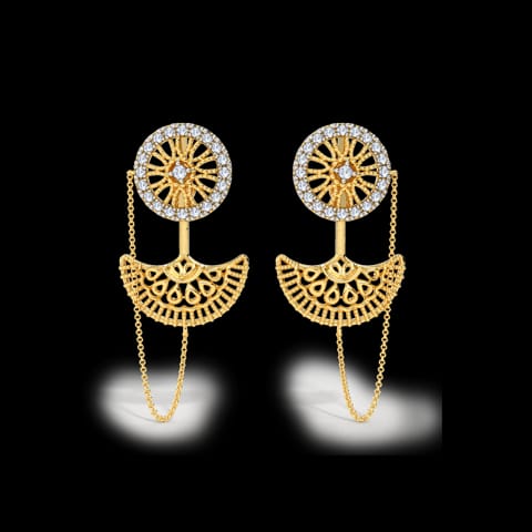 Aavya Diamond Drop Earrings