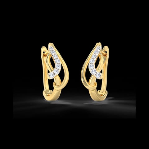Becca Diamond Hoop Earrings Becca Diamond Hoop Earrings