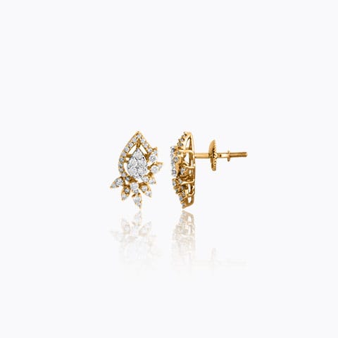 Dazzle Pear Diamond Stud Earrings Dazzle Pear Diamond Stud Earrings