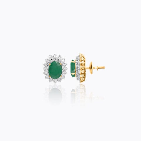 Diana Shine Gemstone Stud Earrings Diana Shine Gemstone Stud Earrings