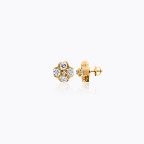 Alina Cute Diamond Stud Earrings Alina Cute Diamond Stud Earrings
