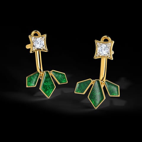 Quad Diamond Ear Jackets