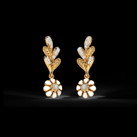 Victory Blossom Diamond Drop Earrings Victory Blossom Diamond Drop Earrings