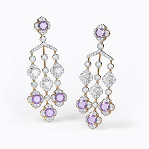 Grandeur Gemstone Drop Earrings Grandeur Gemstone Drop Earrings