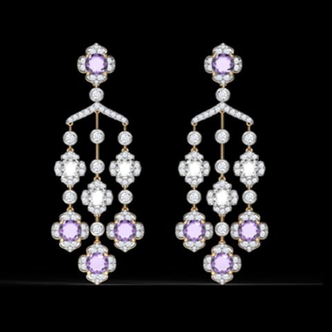 Grandeur Gemstone Drop Earrings Grandeur Gemstone Drop Earrings