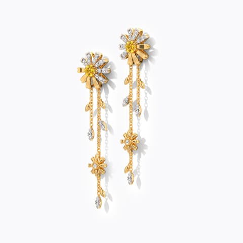 Happy Daisy Gemstone Drop Earrings Happy Daisy Gemstone Drop Earrings