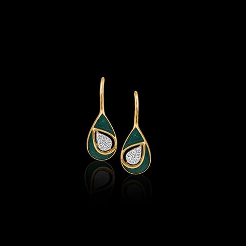 Perky Pear Diamond Drop Earrings