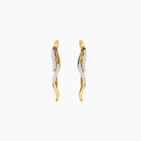 Curvy Diamond Drop Earrings Curvy Diamond Drop Earrings
