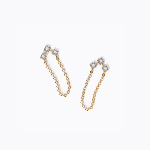Trine Quad Diamond Drop Earrings Trine Quad Diamond Drop Earrings