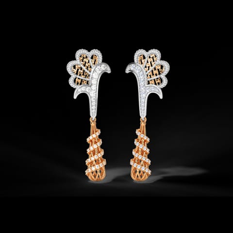 Cyra Diamond Drop Earrings