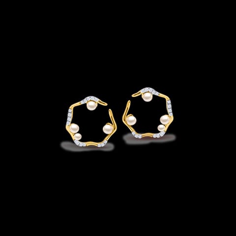 Breezy Pearl Hoop Earrings Breezy Pearl Hoop Earrings