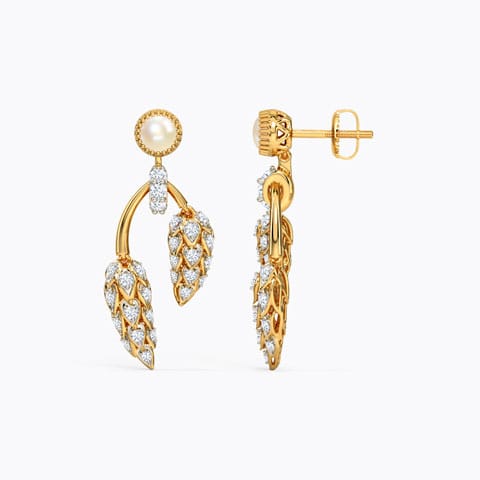 Sunshine Pearl Drop Earrings