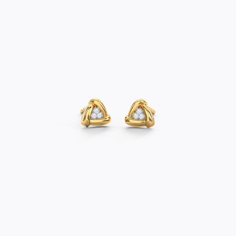 Dazzling Triangle Diamond Stud Earrings Dazzling Triangle Diamond Stud Earrings