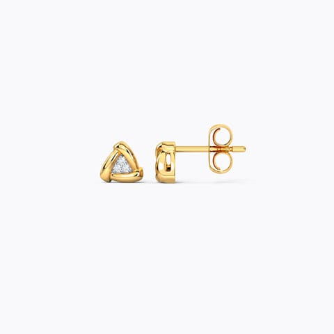 Dazzling Triangle Diamond Stud Earrings Dazzling Triangle Diamond Stud Earrings