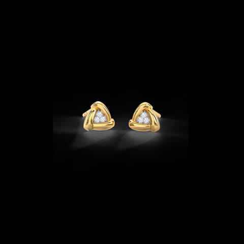 Dazzling Triangle Diamond Stud Earrings Dazzling Triangle Diamond Stud Earrings