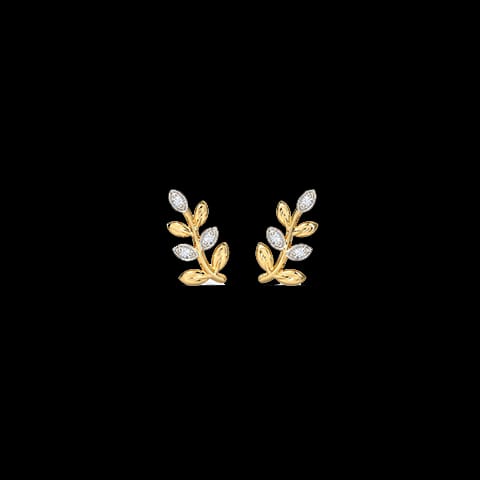Leafy Diamond Ear Cuffs Leafy Diamond Ear Cuffs
