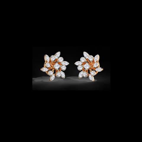 Lasie Diamond Stud Earrings